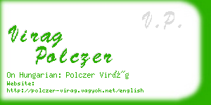 virag polczer business card